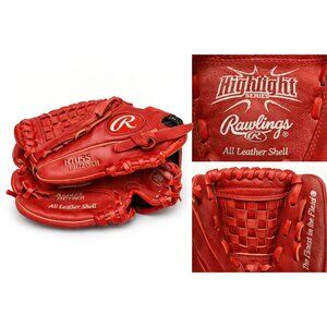 Rawlings Highlight Series R105S 10.5" Youth Baseball Glove Basket Web All Leathe